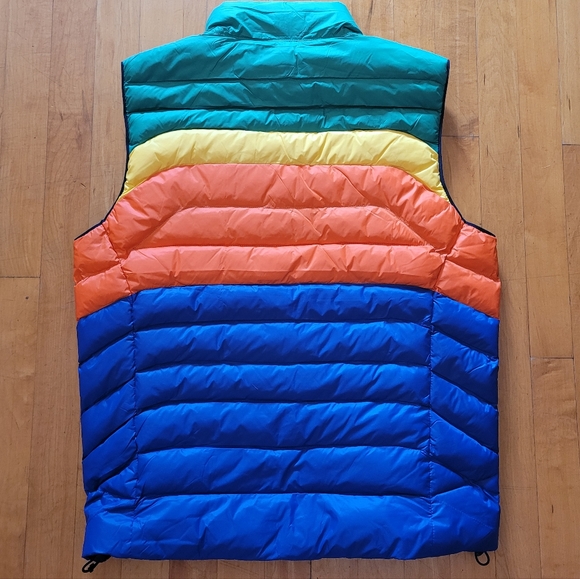 Polo Ralph Lauren Men's Small Multi Color Puffer Vest Colorblock NWT - Picture 11 of 12